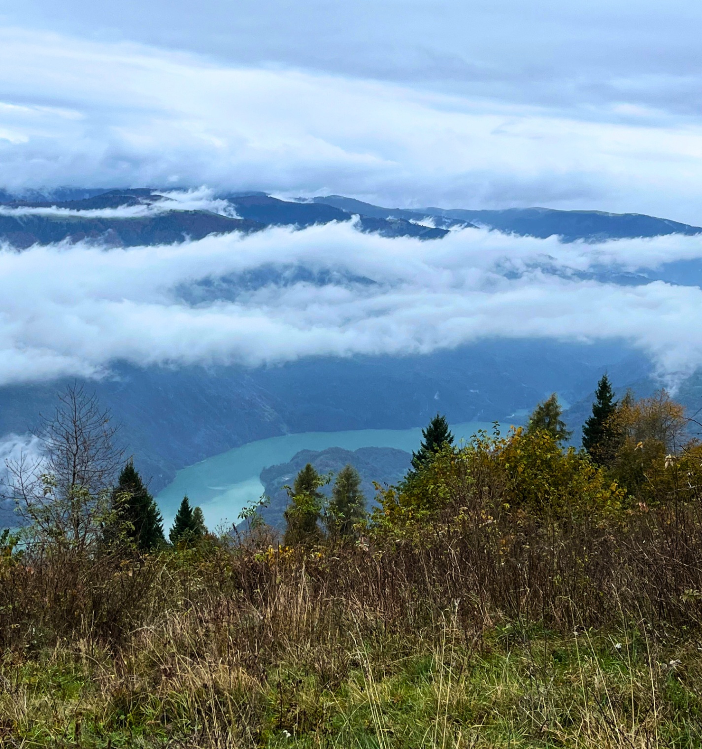 panorama della tiny house a cima lan