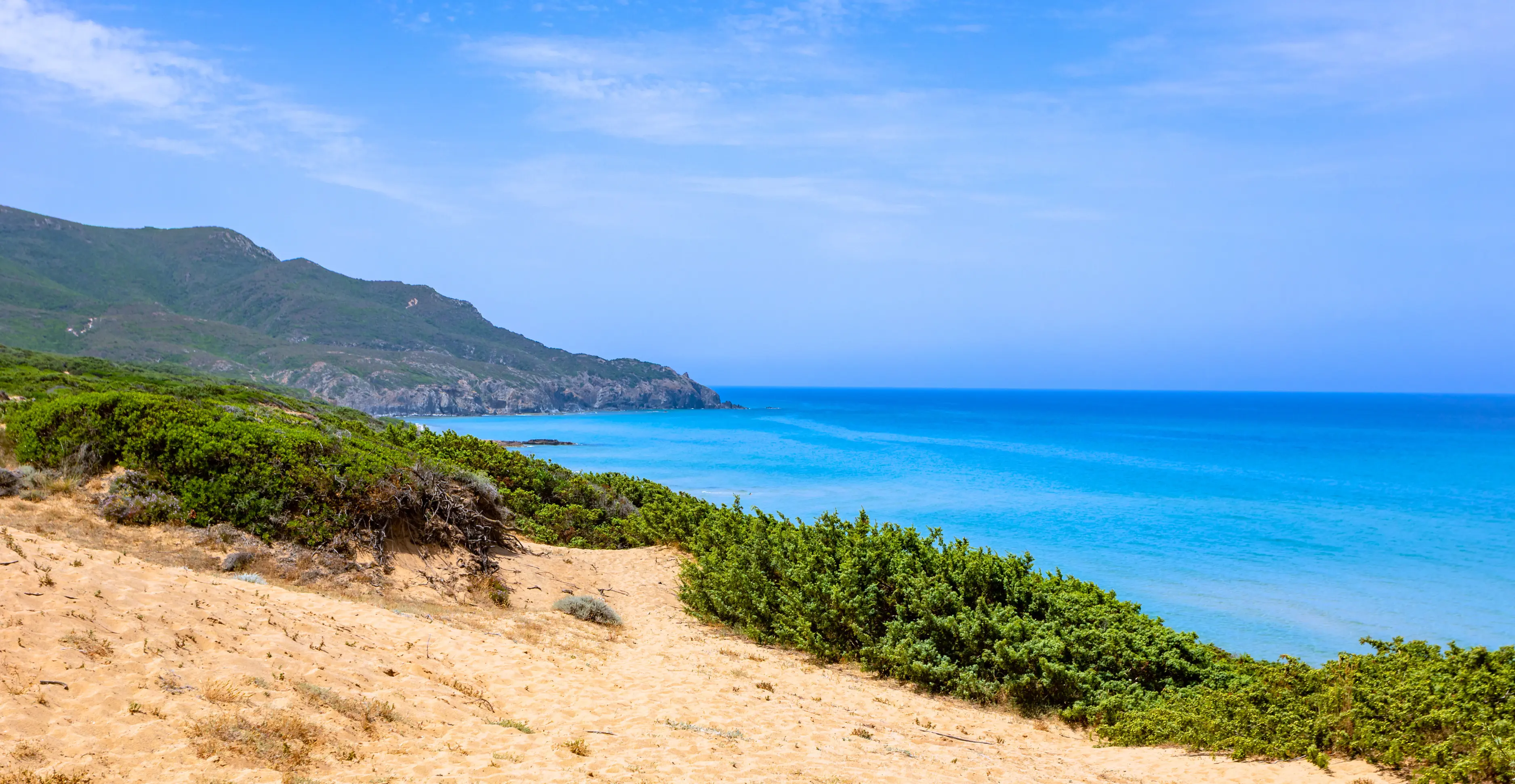Natur in der Oase von Scivu, Südwest-Sardinien