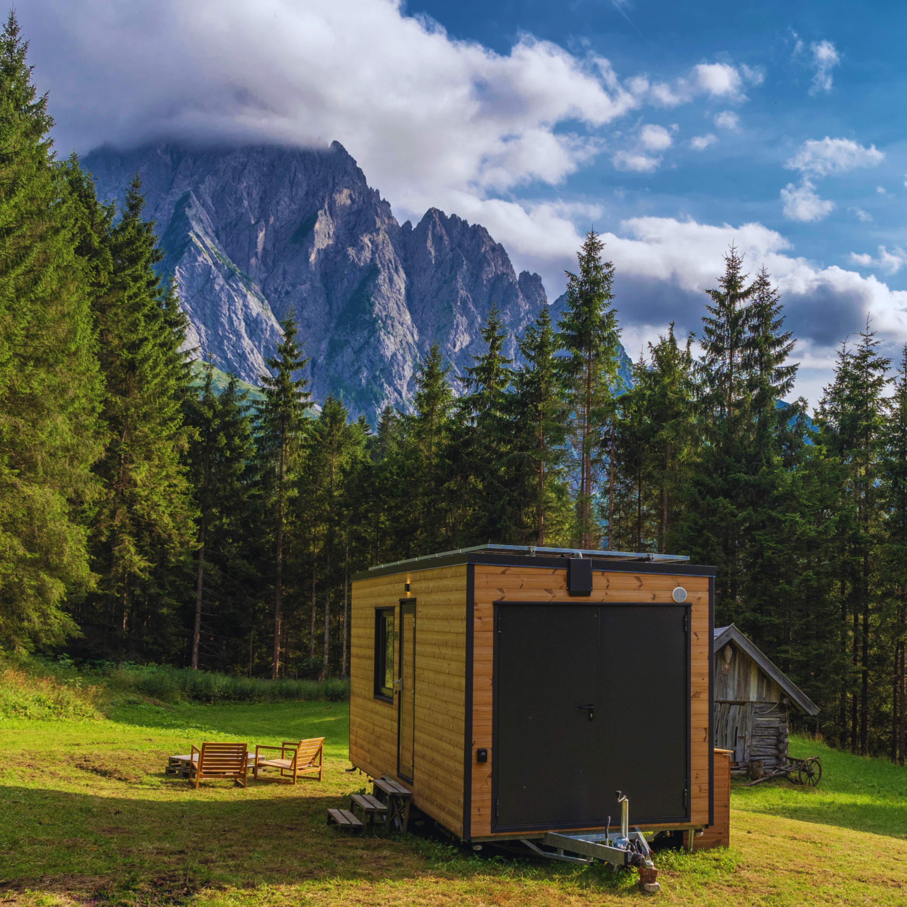 Tiny house in the Venetian Dolomites