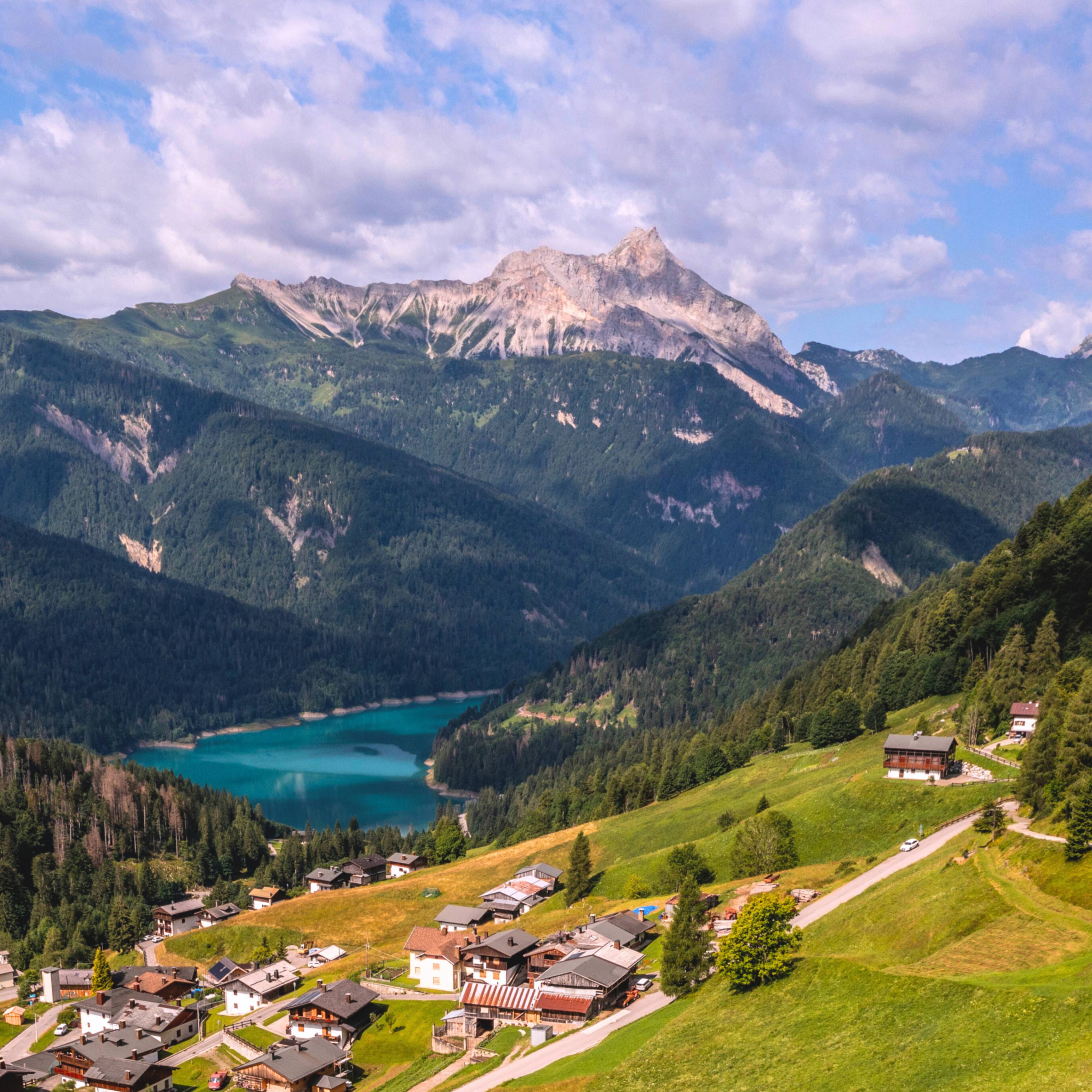 panorama dalla tiny house di sauris