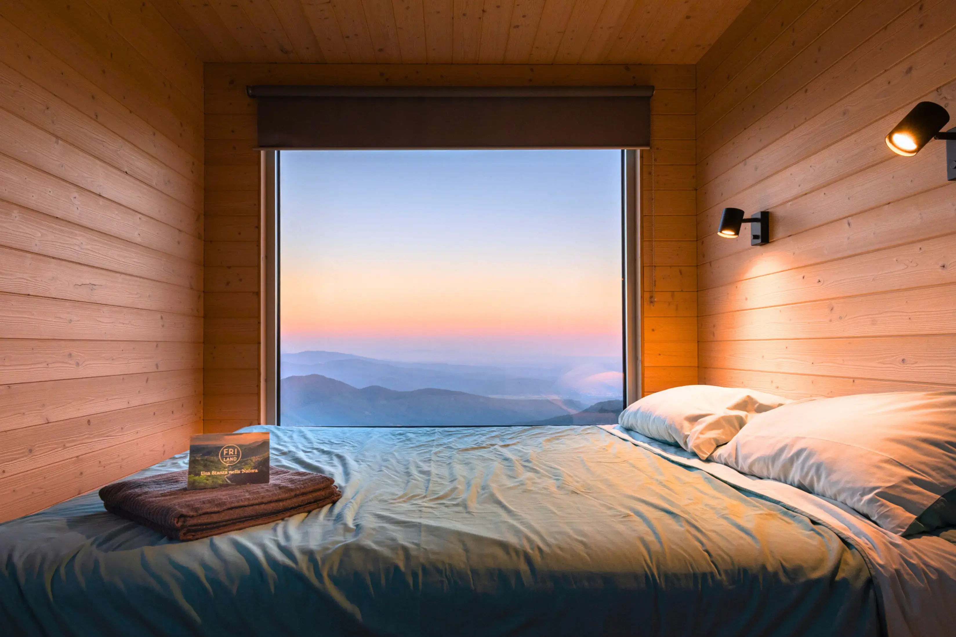 interni tiny house sulle prealpi Giulie a torreano